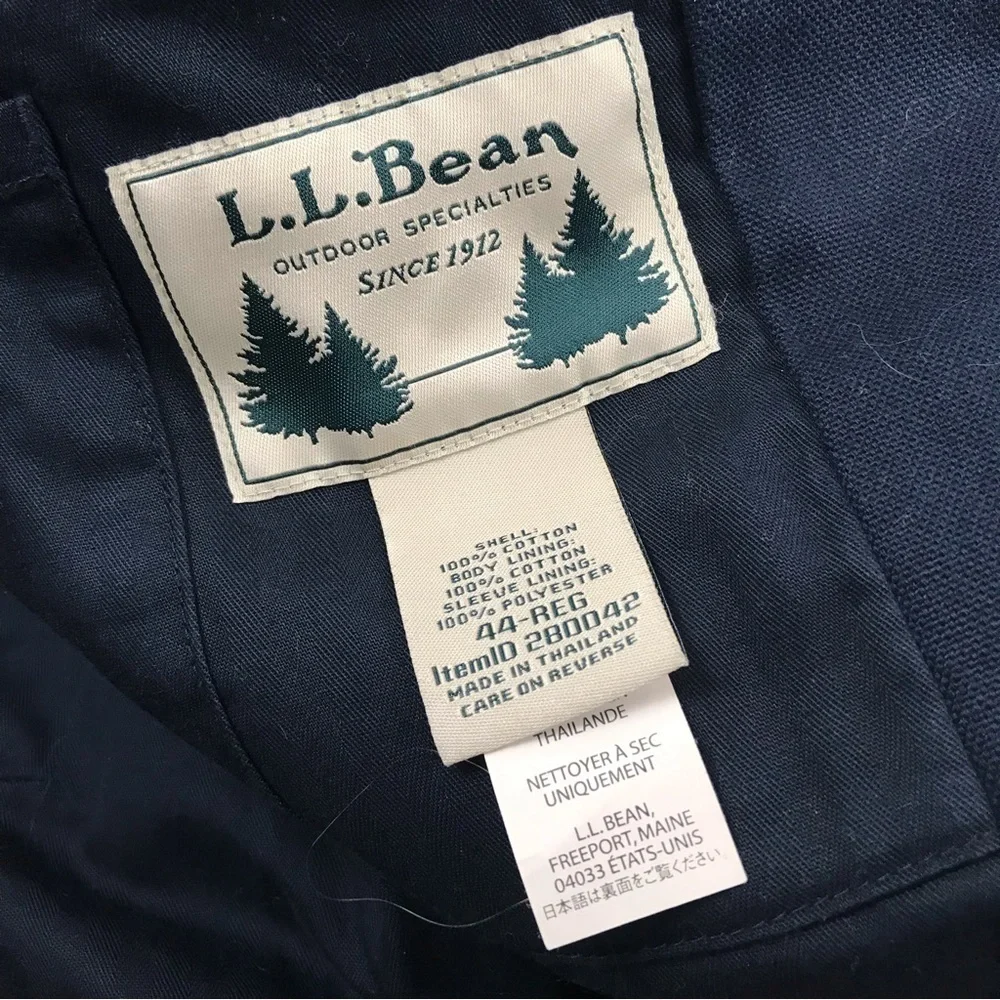 L.L. Bean Men's Navy Blazer Sport Coat